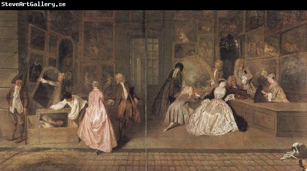 Jean antoine Watteau Gersaint s Shop Sign